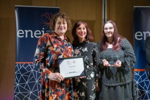 Image of award recipients collecting their award